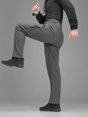 Штани карго тактичні жіночі Softshell BEZET Techwear сірий
