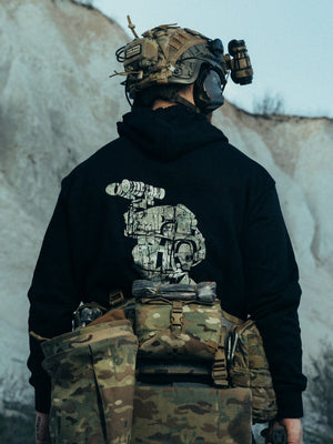 Худі BEZET Fighter чорний