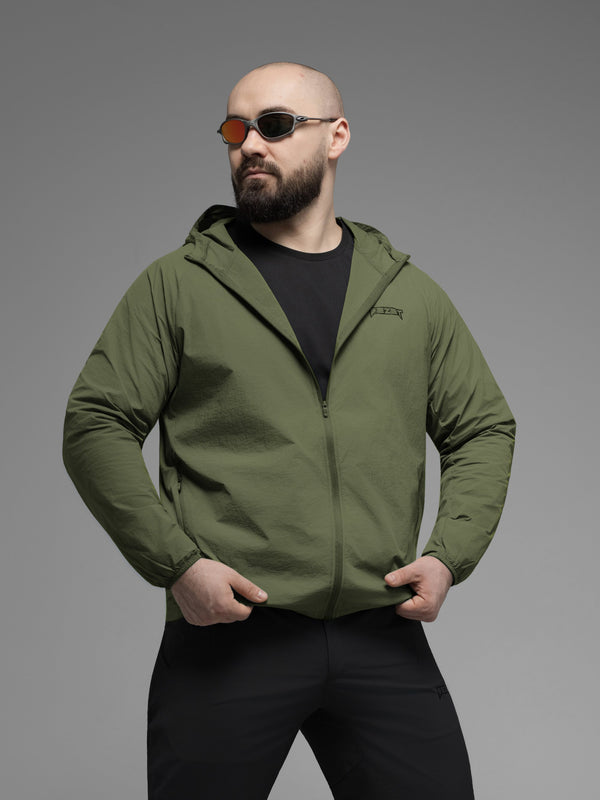 Куртка вітрівка BEZET Solguard UV 100 хакi