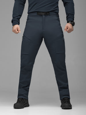 Штани карго тактичні Softshell BEZET Techwear синій