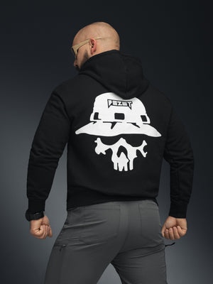 Худі BEZET Skull чорний