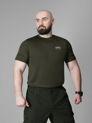 Футболка швидкосохнуча тактична BEZET Basic хакі