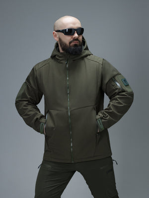Куртка Softshell BEZET Робокоп GEN.III хакі