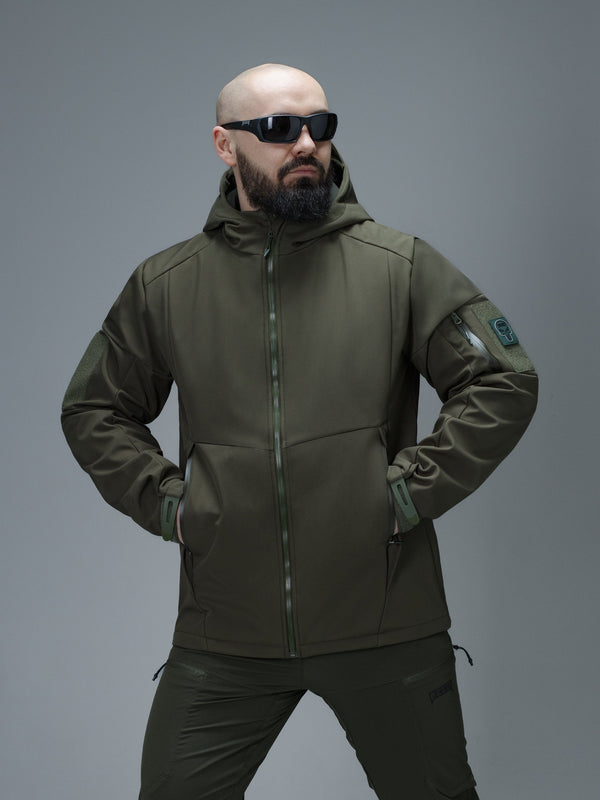 Куртка Softshell BEZET Робокоп GEN.III хакі