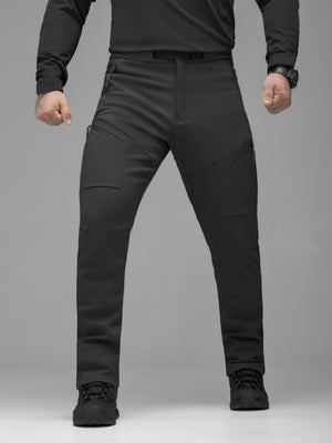Штани карго тактичні Softshell BEZET Techwear чорний