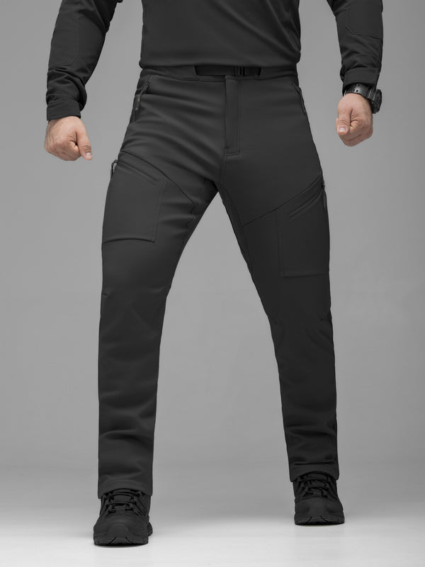 Штани карго тактичні Softshell BEZET Techwear чорний