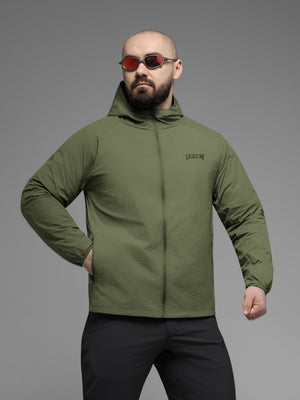 Куртка вітрівка BEZET Solguard UV 100 хакi