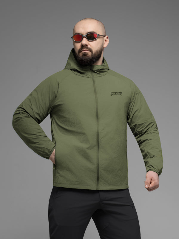 Куртка вітрівка BEZET Solguard UV 100 хакi