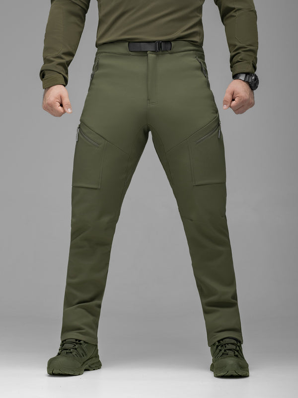 Штани карго тактичні Softshell BEZET Techwear хакі