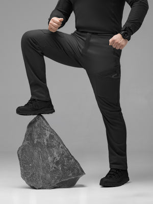 Штани карго тактичні Softshell BEZET Techwear чорний