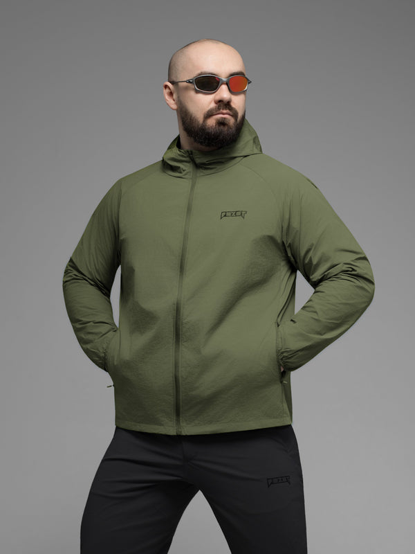 Куртка вітрівка BEZET Solguard UV 100 хакi