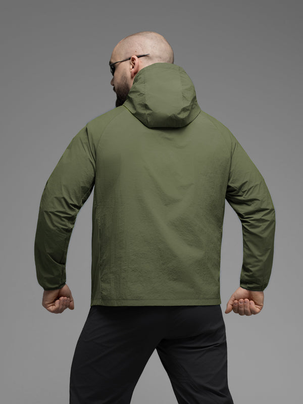 Куртка вітрівка BEZET Solguard UV 100 хакi