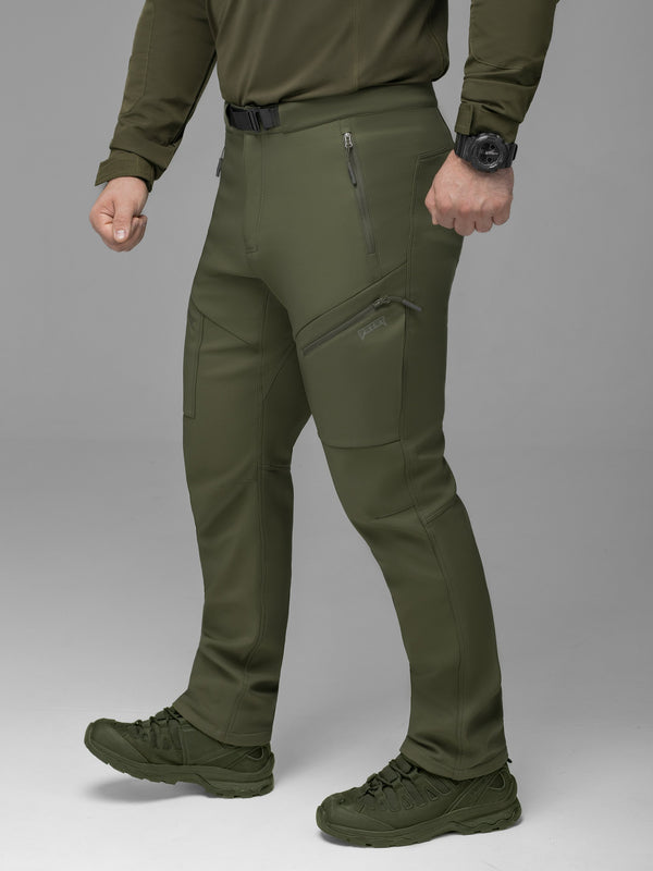 Штани карго тактичні Softshell BEZET Techwear хакі