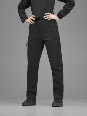 Штани карго тактичні жіночі Softshell BEZET Techwear чорний