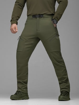 Штани карго тактичні Softshell BEZET Techwear хакі