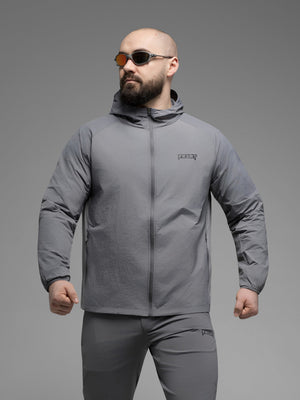 Куртка вітрівка BEZET Solguard UV 100 сірий