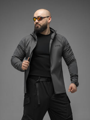 Куртка вітрівка BEZET Apex сірий