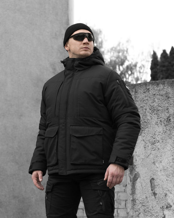 Куртка тактична зимова BEZET SnowPatrol чорний
