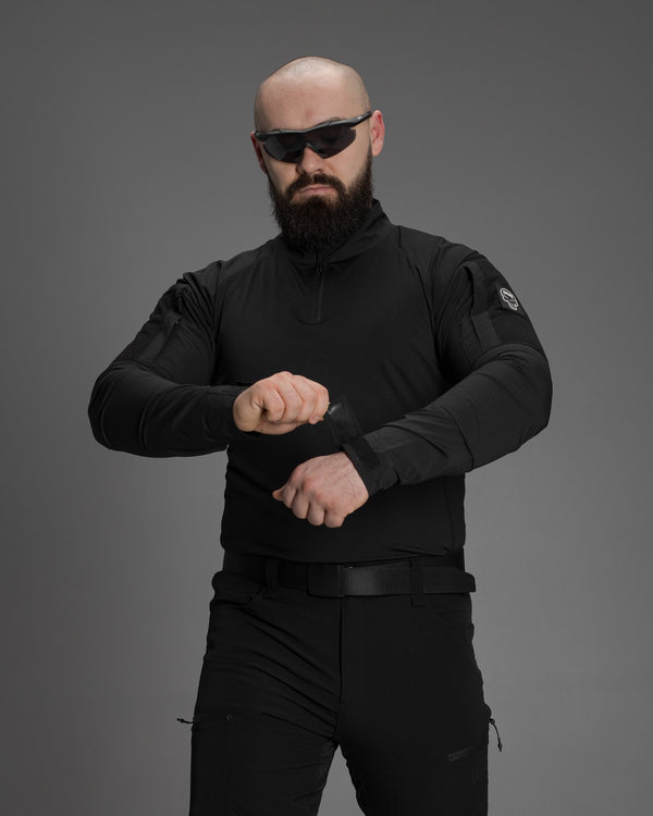 Сорочка тактична чоловіча BEZET Combat чорний