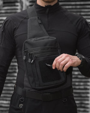Месенджер BEZET Holster чорний