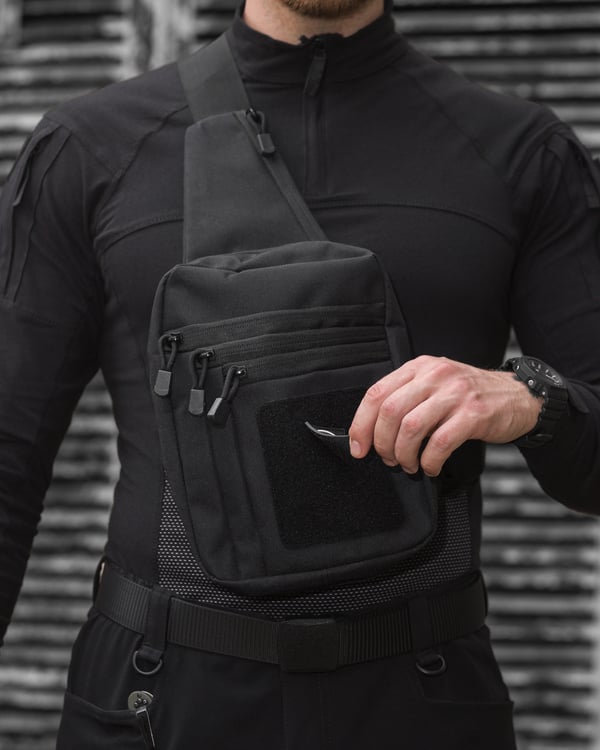 Месенджер BEZET Holster чорний