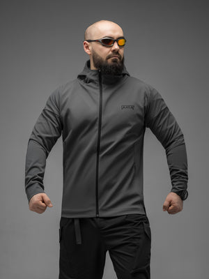 Куртка вітрівка BEZET Apex сірий