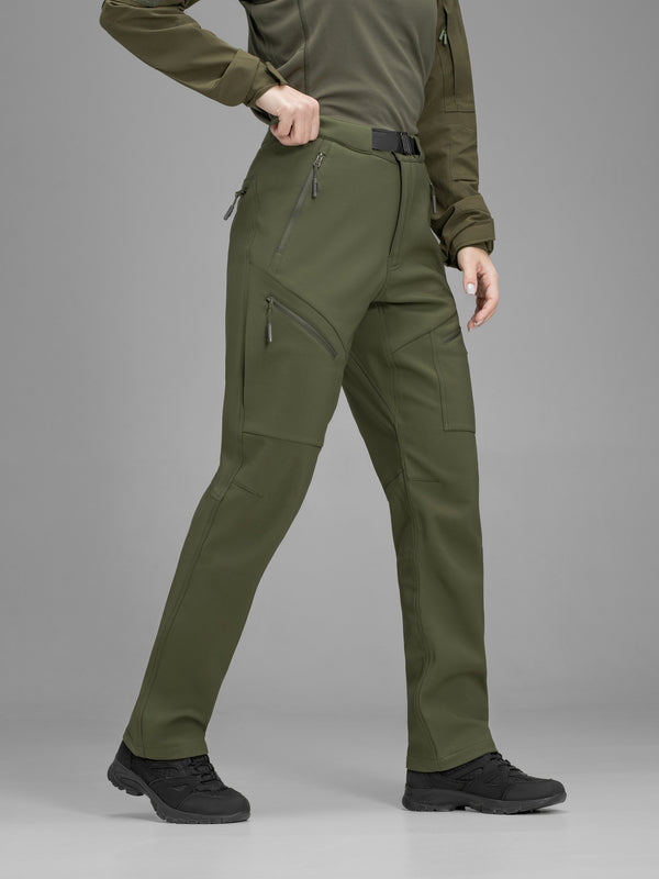 Штани карго тактичні жіночі Softshell BEZET Techwear хакі