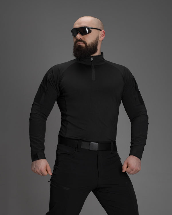 Сорочка тактична чоловіча BEZET Combat чорний