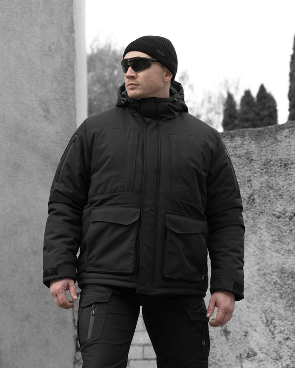 Куртка тактична зимова BEZET SnowPatrol чорний