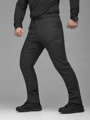 Штани карго тактичні Softshell BEZET Techwear чорний