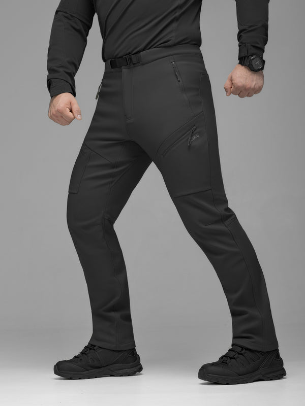 Штани карго тактичні Softshell BEZET Techwear чорний