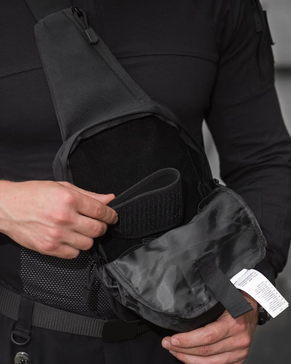 Месенджер BEZET Holster чорний