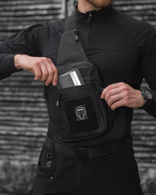 Месенджер BEZET Holster чорний