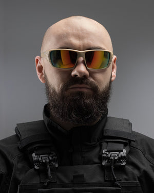 Окуляри тактичні BEZET Shadow пісочний