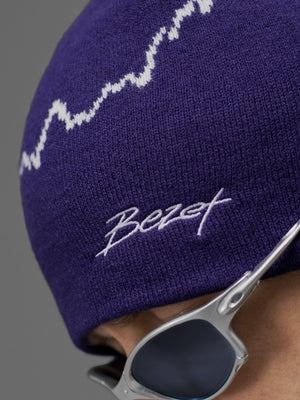 Шапка в'язана жіноча BEZET Alpine фіолетовий