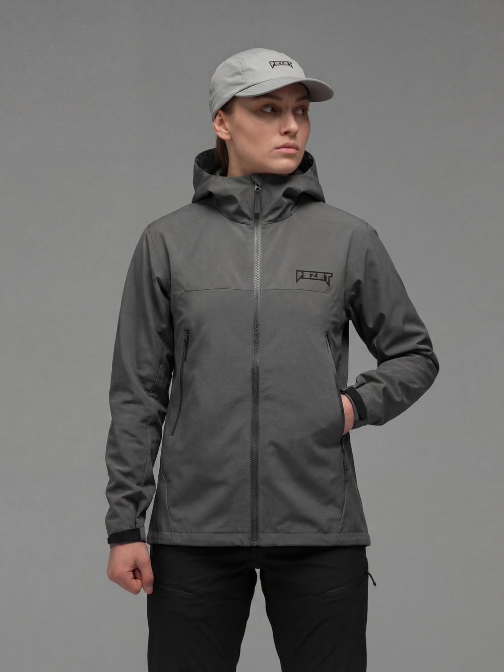 Куртка жіноча вітрівка BEZET WindBreaker сірий