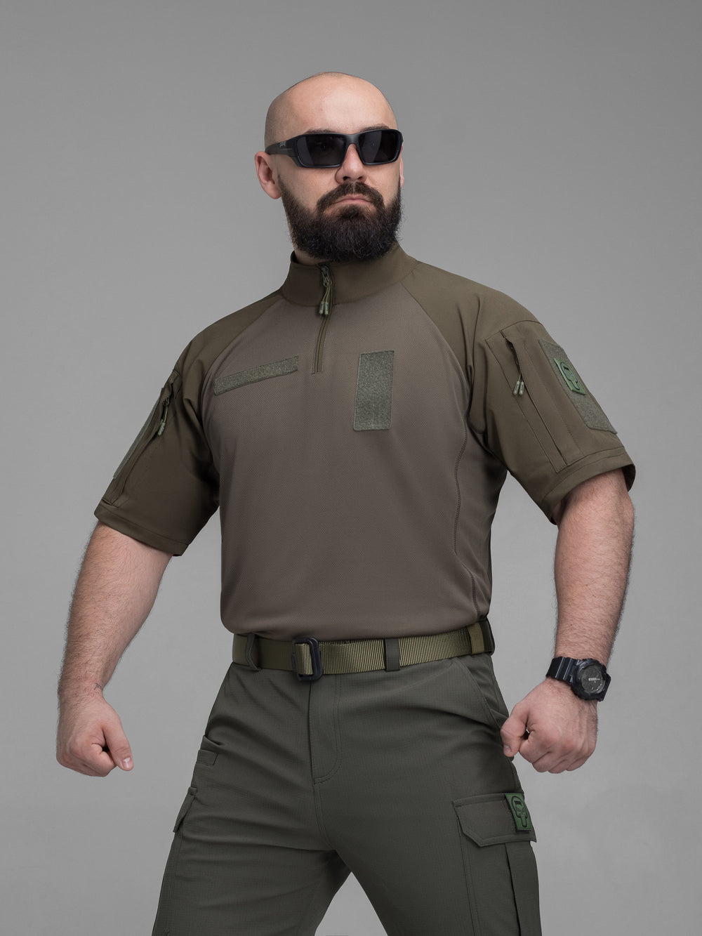 Футболка тактична бойова BEZET Combat хакі