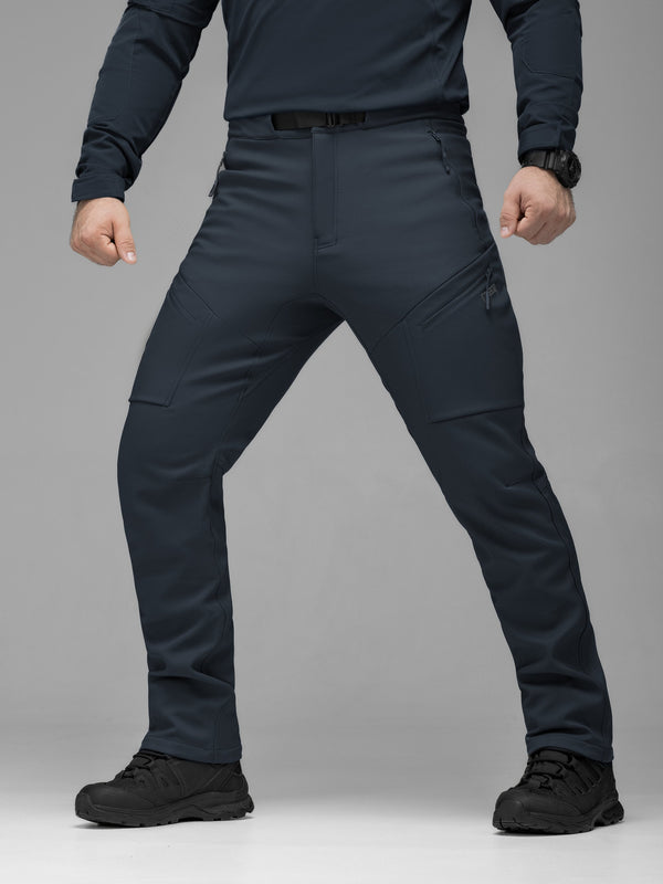Штани карго тактичні Softshell BEZET Techwear синій