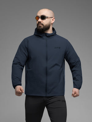 Куртка вітрівка BEZET Solguard UV 100 синій