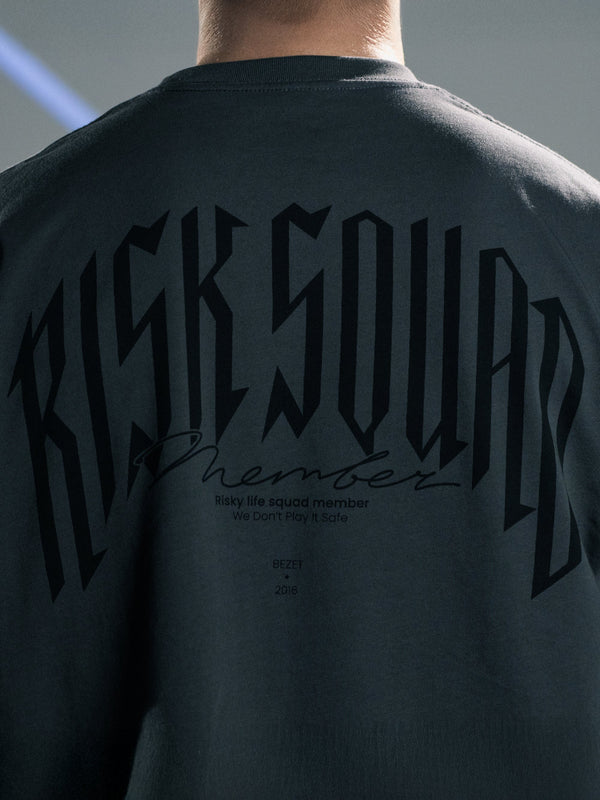Футболка BEZET RISK SQUAD темний сірий