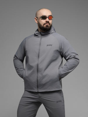 Куртка вітрівка BEZET Solguard UV 100 сірий