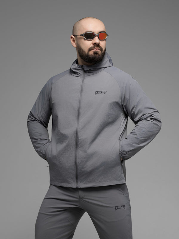 Куртка вітрівка BEZET Solguard UV 100 сірий