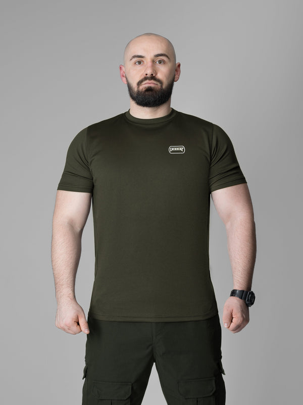 Футболка швидкосохнуча тактична BEZET Basic хакі