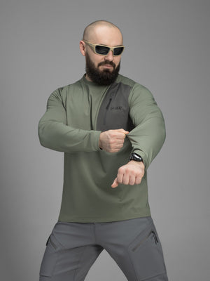 Кофта BEZET ActiveFlex хакі