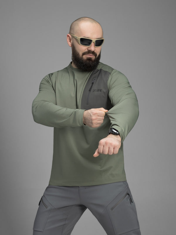 Кофта BEZET ActiveFlex хакі