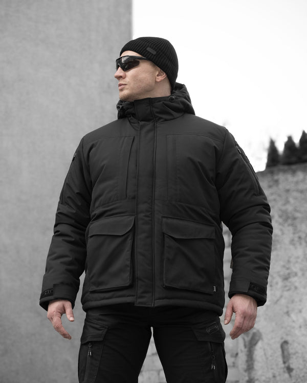 Куртка тактична зимова BEZET SnowPatrol чорний