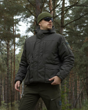 Куртка тактична зимова BEZET SnowPatrol хакі
