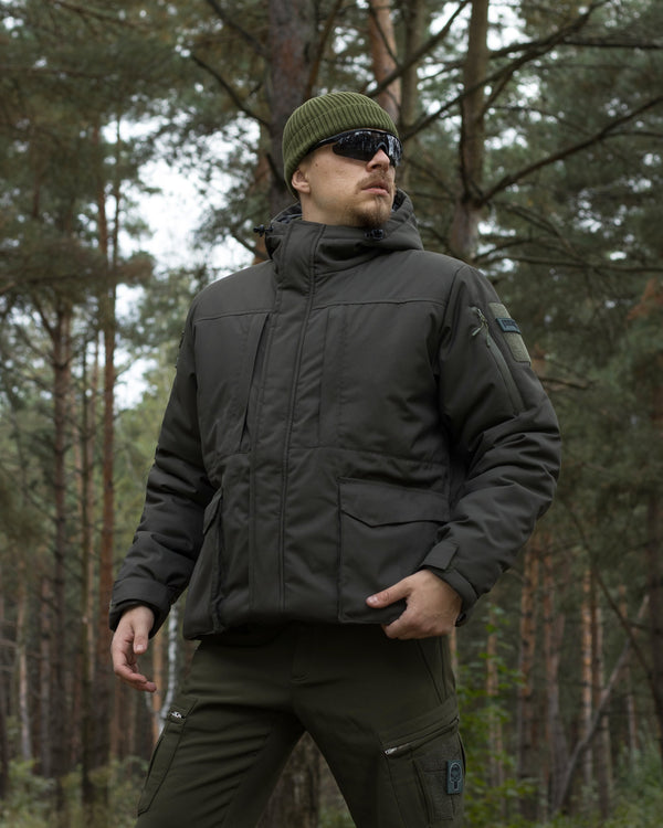 Куртка тактична зимова BEZET SnowPatrol хакі