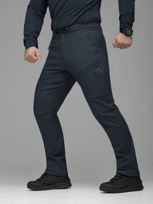 Штани карго тактичні Softshell BEZET Techwear синій
