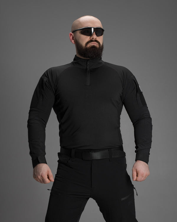 Сорочка тактична чоловіча BEZET Combat чорний